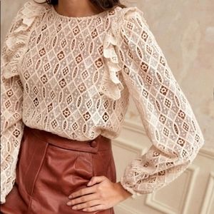 Sezane Selina Blouse - Ecru